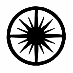 SILHOUETTE #126-4" "COMPASS" FLAME CUT