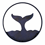 SILHOUETTE #129-18" "WHALE TAIL" FLAME CUT