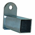**ZINC PLATED**SLIDE IN BRACKT (FITS 1-1/2" SQ. X 16 GA TUBE)