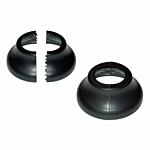 PLASTIC "SPLIT" COVER SHOE (1-7/8" RD HOLE - 3-1/4" BASE)