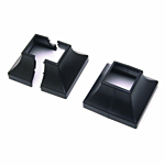 PLASTIC "SPLIT" COVER SHOE (1-1/4" SQ HOLE - 3 X 3 BASE)