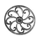 (27) INDTL 1013/2 STEEL ROSETTE (11-5/8" DIA. X 1/2" SQ.)
