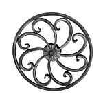 (27) INDTL 1013/1 STEEL ROSETTE (11-5/8" DIA. X 1/2" ROUND)
