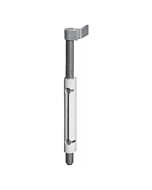 LOCINOX CANE BOLT - ALUMINUM FINISH,  ALUMINUM ROD-3/4" DIAMETER