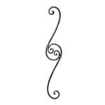 (60) INDITAL 103/2 CURVED BALUSTER (33-7/16" H)