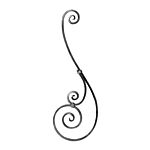 (61) INDTL 1050/2 RAIL BALUSTR (28-3/8" H X 3/8" SQ.)