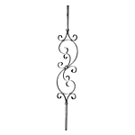 (C-101) INDTL 1051/3 RAIL BALUSTR (39-3/8" X 1/2" SQ.)