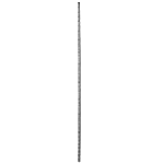 (C-80) 39" INDTL 105/5/39 HAMMEREED BALSTR (39-1/2" H X 1/2" SQ.)
