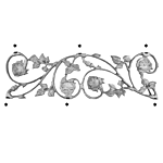 ALUMINUM ROSE CASTING