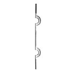 (82) INDTL 1090/4 RAIL BLUSTER (1/2" SQ. X 39-1/2" H)