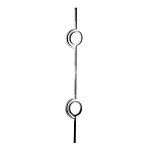 (81) INDTL 1091/2 RAIL BLUSTER (1/2" SQ. X 39-1/2" H)