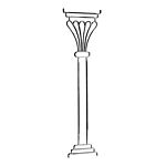 (MC) INDITAL 1120/1 RAIL BALUSTER (39-1/2" H)