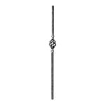 (110) INDTL 112/B/9 NEWEL POST 25/32" SQ 43 5/16" H BSKT STRT