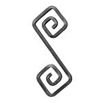 (15) INDITAL 1144/3 RAIL BALUSTER (1/2" SQ. X 13-25/32" H)