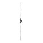 (76)INDTL 1149/3 HAMMRD PICKET W/BRASS BASKET - (39-1/2" H)