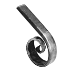 (C-123)INDTL 115/4 HAND RAIL END (TO MATCH WITH 114/1)