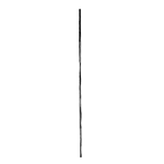 (C-85) INDTL 1185/5 FORGED BLSTR (39-3/8" X 9/16" DIA)