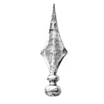 (148) INDTL 120/2 FORGED SPEAR (7-7/8" H X 1/4" DIA.)
