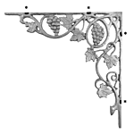 ALUMINUM GRAPE CORNER CASTING
