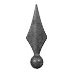 (151)INDTL 123/6 STAMPED SPEAR (7-3/32" H)-(1-1/4" DIA.)