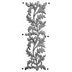 ALUMINUM OAK CASTING