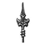(151)INDTL 126/14 STAMPD SPEAR (5-1/2" H)-(9/16" DIA.)