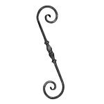 (C-116) INDITAL 1309/1 SCROLL (17-3/4 4-5/16 X 1/2 DIA.)