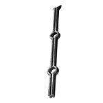(135) INDTL 1361/3 HOT PIERCED BAR (78-3/4" L)
