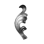 (C-161)INDTL 136/10 STEL LEAF-RH (6-5/16" H)
