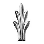 (162) INDTL 139/1 SHEET METAL LEAF (2-9/16" H X 1-5/32" W)