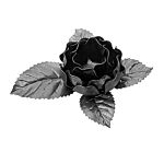 (158) INDTL 1406/3 STEEL ROSE 5 1/2" DIA.