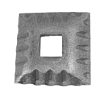 (C-156) INDTL 1408/2 STEEL SHOE (19/32" SQ. HOLE)