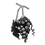 (160)INDTL 140/H/1 FORGD GRAPE (10-5/8" H X 5-1/8" W)