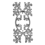 ALUMINUM OAK PICKET CASTING (1/2 " GAP)