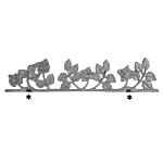 ALUMINUM ROSE CASTING