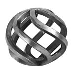 (142)INDTL 158/B/7 RND. BASKET (2-3/4" DIA. - 6 FLMTS @ 1/4")