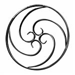 (27) INDTL 1653/2 STEEL ROSETTE (9-7/8" DIA)