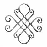 (26) INDTL 1657/1 STEEL ROSETE (16 1/8" X 15 3/4")