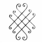 (27) INDTL 1658/1 STEEL ROSETE (22 7/8" X 17 5/16")