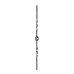 (64) INDTL 1733/13 PICKET MTL 1/2SQ H 39 3/8 W 2 3/16
