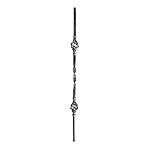 (64) INDTL 1733/15 PICKET MTL 1/2 SQ H 39 3/8 W 2 3/16