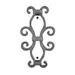 ALUMINUM PICKET CASTING (1/2" GAP)