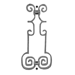 ALUMINUM PICKET CASTING (1/2" GAP)