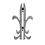 ALUMINUM PICKET CASTING (1/2" GAP)