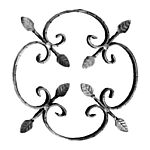 (24) INDTL 23/2 STEEL ROSETTE (9-7/8" DIA. X 3/4" X 5/32")