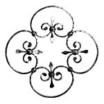 (24) INDTL 24/2 STEEL ROSETTE (15" DIA.)