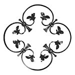 (MC) INDTL 24/B/1 STEEL ROSETTE (18-1/8" DIA. X 1/2 X 1/4)
