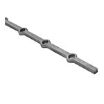 (135)INDTL 42/24 HOT PIRCD BAR (78-3/4" L X 11/16" SQ.)