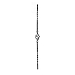 (C-87) 39" INDTL 48/2/39 "TWISTED" BALUSTER (39-3/8" X 1/2" SQ.)