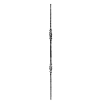 (C-82) INDTL 505/4 FORGED BALSTR TAPERED (39-3/8" X 9/16" SQ.)